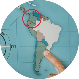 Hebillas para correas Cali MAPA de COLOMBIA y ECUADOR